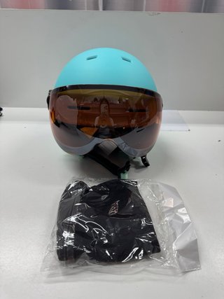 Casco esquí MOON integral PC + gafas