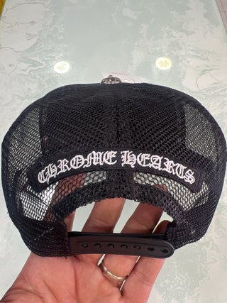 Gorra Trucker Chrome Hearts Negra