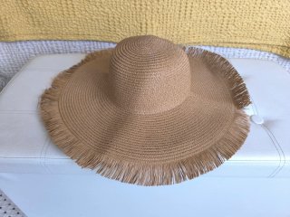 Sombrero di paglia donna beige