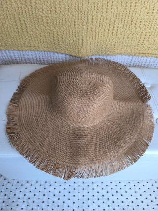 Sombrero di paglia donna beige