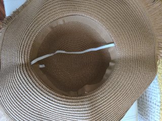 Sombrero di paglia donna beige
