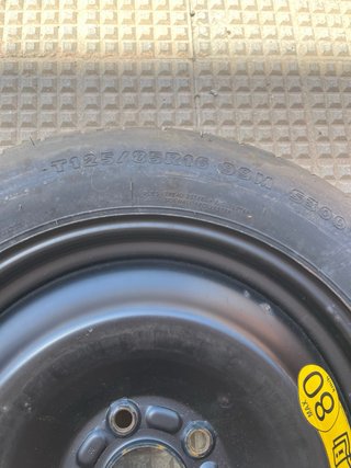 Rueda repuesto galleta T125/85 R16