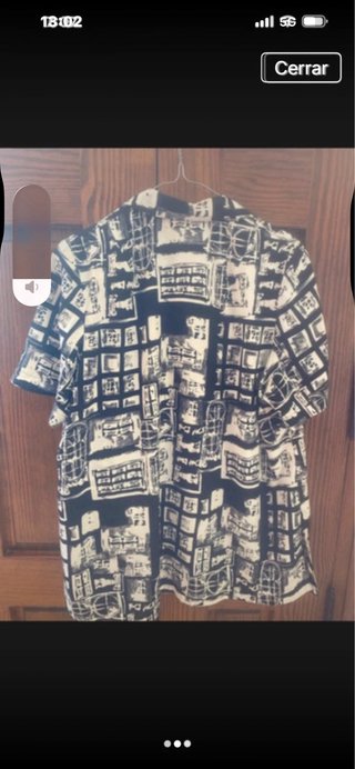 Camisa/blusa fresca estampada
