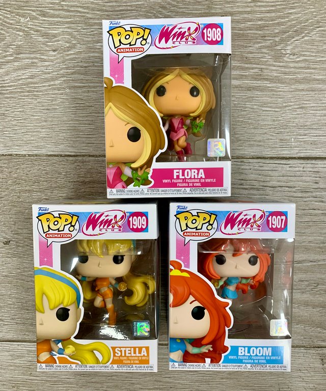 Funko Pop! Winx Club Flora, Stella, Bloom