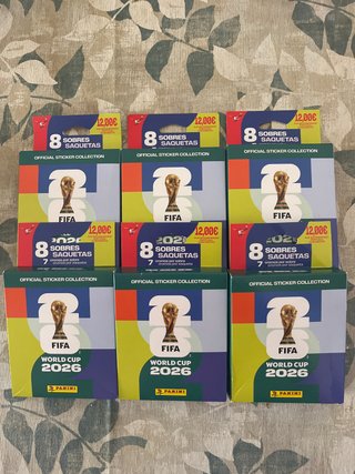 Sobres Cromos Mundial FIFA 2026 Panini