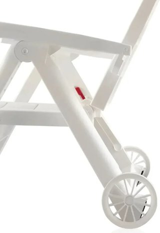 Shaf Sp Garden Tumbona Plegable Blanco 56x189x69