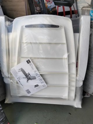 Shaf Sp Garden Tumbona Plegable Blanco 56x189x69