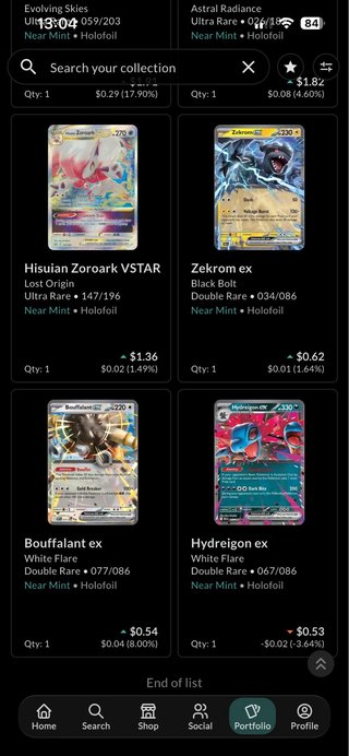 Cartas Pokémon Valoradas +90€