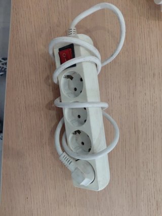 Regletas Múltiple Enchufe Blanco