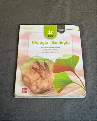 Libro Biologia i Geologia 1 ESO Mc Graw Hill