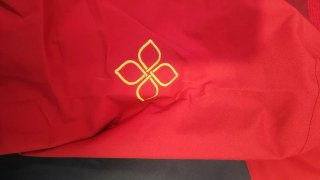 Chubasquero Arc'teryx Rojo/Azul/Amarillo