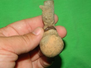 Silbato Prehispanico terracota formativo prehispán