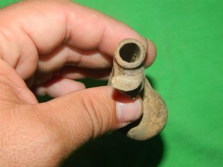 Silbato Prehispanico terracota formativo prehispán