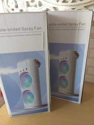 Pack 2 Ventiladores Nebulizadores Doble USB nuevos