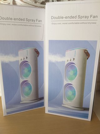 Pack 2 Ventiladores Nebulizadores Doble USB nuevos