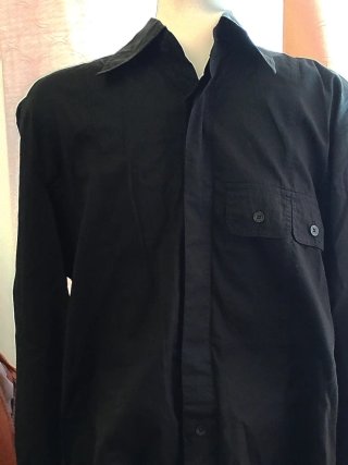 Camicia uomo nera taglia S