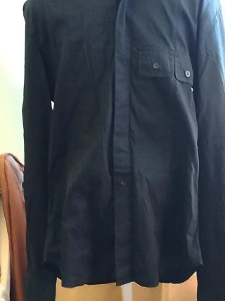 Camicia uomo nera taglia S