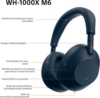 Sony WH-1000XM6 Auriculares Cancelación Ruido