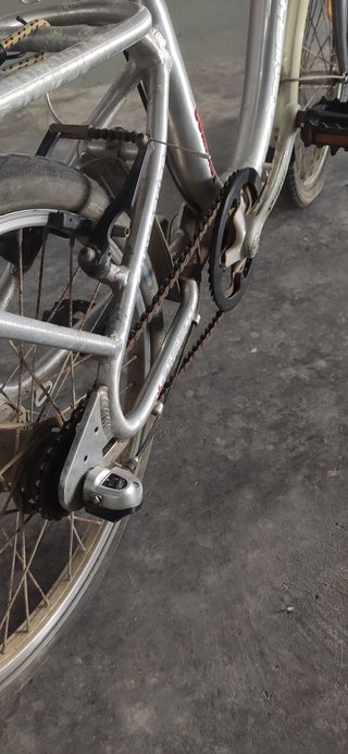 Bicicleta Plegable Plata