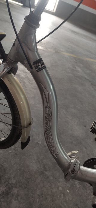Bicicleta Plegable Plata