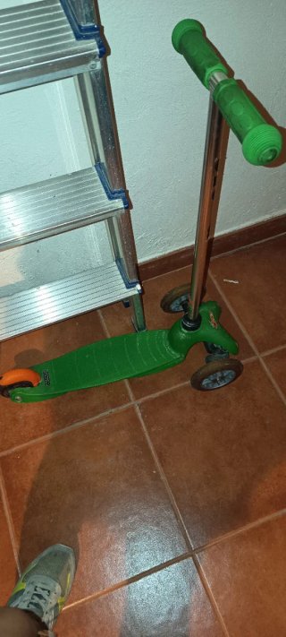 Patinete infantil 3 ruedas verde
