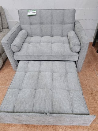 Sofá Cama 1 Plaza Gris
