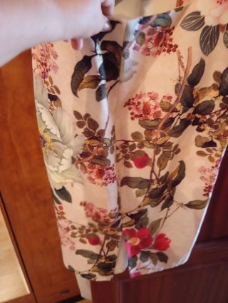 Vestido floral elástico