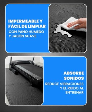 Superficie de suelo para gimnasio/oficina