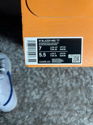 Nike Blazer Mid '77 Blanco/Azul