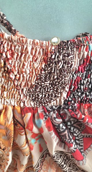 T-shirt donna fantasia etnica