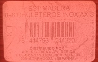 Estuche Cubiertos Chuleteros Madera