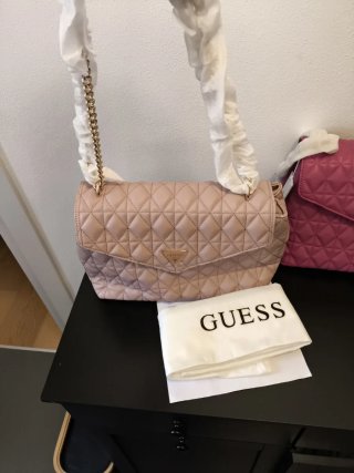 Borsa Guess Beige/Rosa Trapuntata