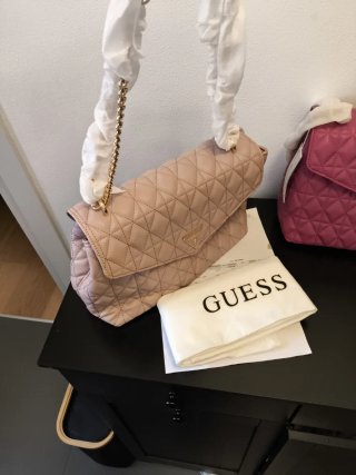 Borsa Guess Beige/Rosa Trapuntata