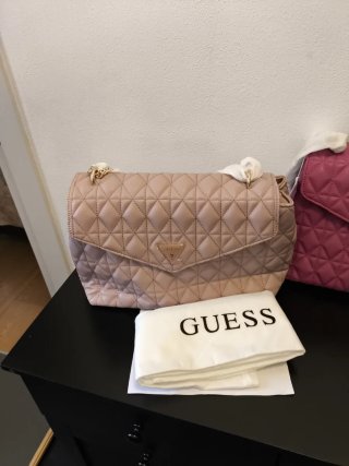 Borsa Guess Beige/Rosa Trapuntata