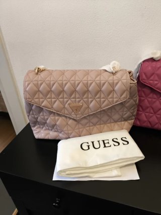 Borsa Guess Beige/Rosa Trapuntata