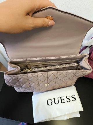 Borsa Guess Beige/Rosa Trapuntata
