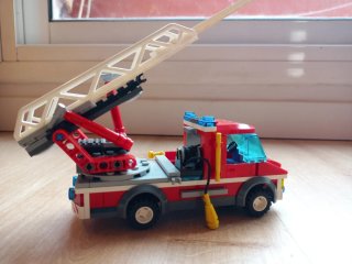 Lego 60003 Bomberos Casa Incendio Original