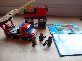 Lego 60003 Bomberos Casa Incendio Original