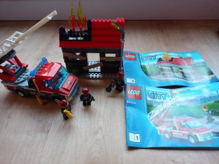 Lego 60003 Bomberos Casa Incendio Original