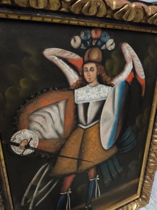 Cuadros arcángeles Escuela Cuzqueña