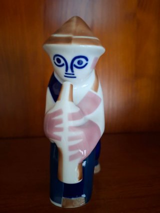 Cerámica Sargadelos - Figura Músico.Gaitero.