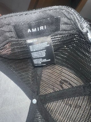 Gorra Amiri Negra Original