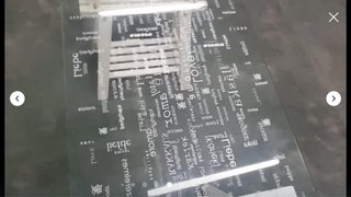 Mesa cristal y 2 caballetes madera blancos