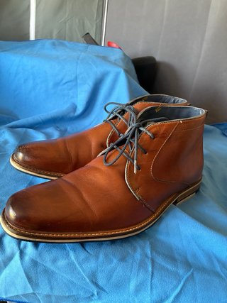 Botas de piel marrones para hombre