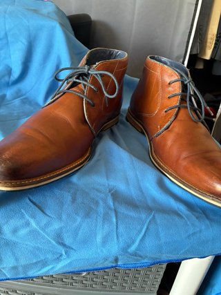 Botas de piel marrones para hombre