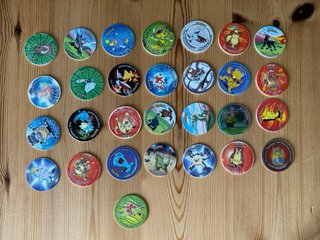 Lote 159 Tazos Pokémon Vintage Años 2000