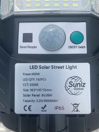 Pack 2 Focos Solares LED Exterior Nuevos