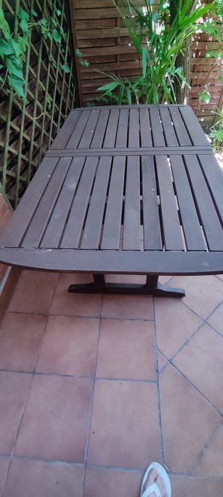 Mesa de teca 180x90x75
