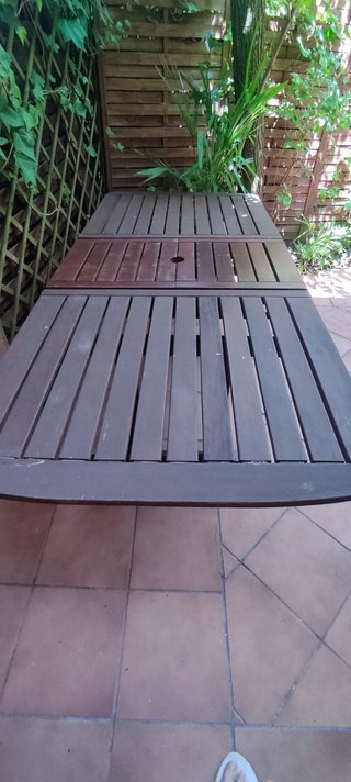 Mesa de teca 180x90x75