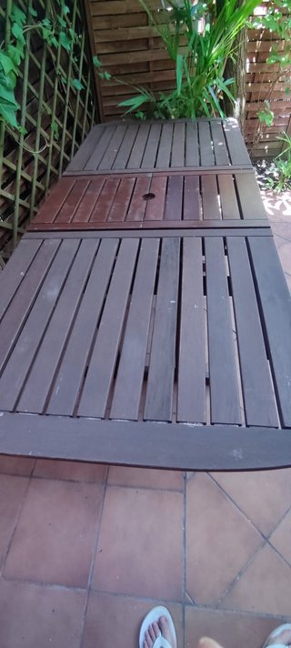 Mesa de teca 180x90x75